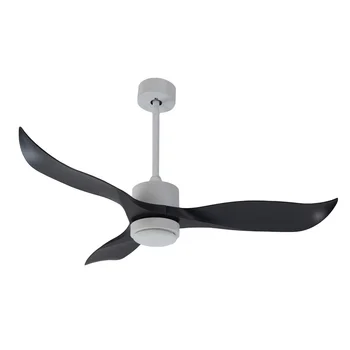 Nordic Style Simple Design Indoor Office Remote Control 52Inch Ceiling Fan With Led Light