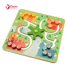 Natural Toys New Toy 2020 New Natural Wooden Toys Montessori Maze Toys Castle Pathfinder