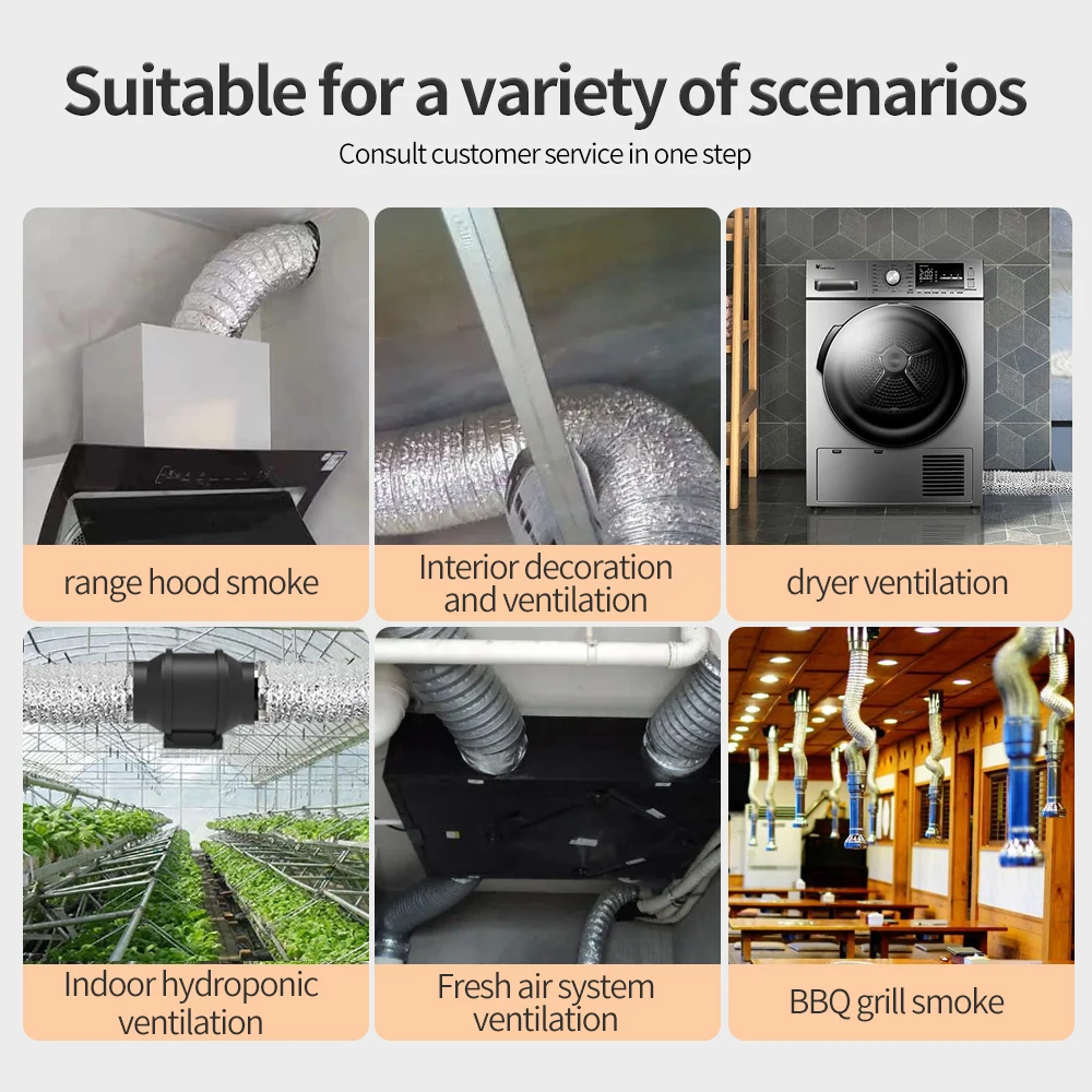 Flexible Air Duct Fan, Aluminium, PVC - detail 16