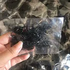 Clear Band Clear Hair Bands Elastic 250pcs Cheap 20mm Diameter Clear Rubber Elastic Hair Band