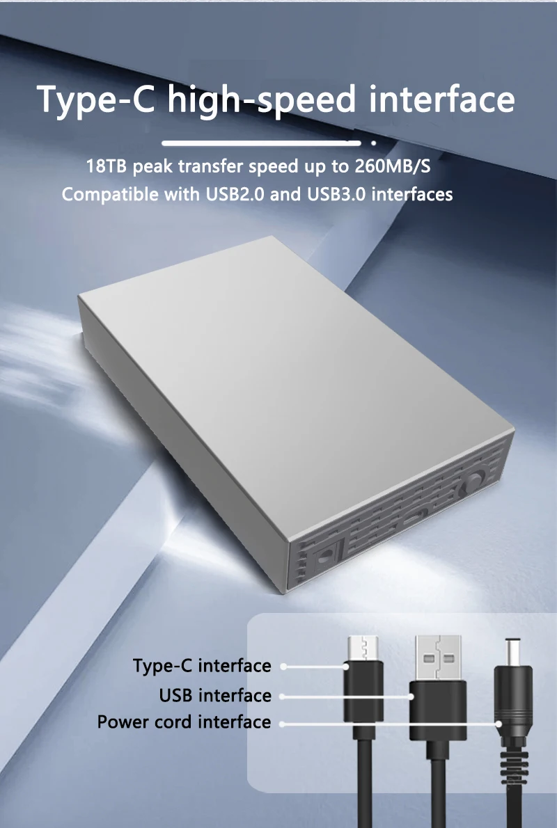 Target 3.5-inch desktop storage USB 3.0 home storage hard disk large capacity high speed HDD stable 20TB