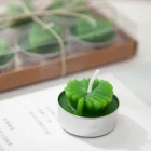 Leaf Shaped Candle Plant Special Design Handmade Leaf Shaped Candle Everlasting Candle