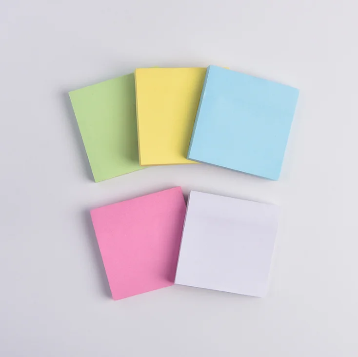 Wholesale Cheap Price 100 Sheets Multi color Sticky Notes Amazon Hot Selling Cute Memo Pads It Sticky and Post Note Bookmark