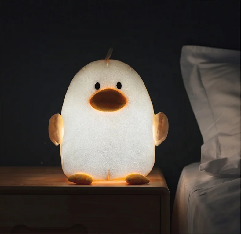 Children's Huggable Sleep Duck Night Light Rechargeable Led Night