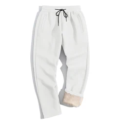 Clothing Manufacturer Mens Sweat Pants Fleece Lining,Drawstring Fleece Cotton Men Sweatpants,Trousers for Sports Male Winter OEM