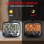 Timer 2020 New Arrival ThermoPro Digital Loud Kitchen Timer With Countdown Touchable Backlit LCD