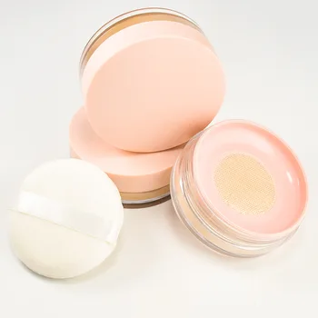Oil control waterproof loose powder matte full coverage pink setting powder wholesale free sample makeup setting powder