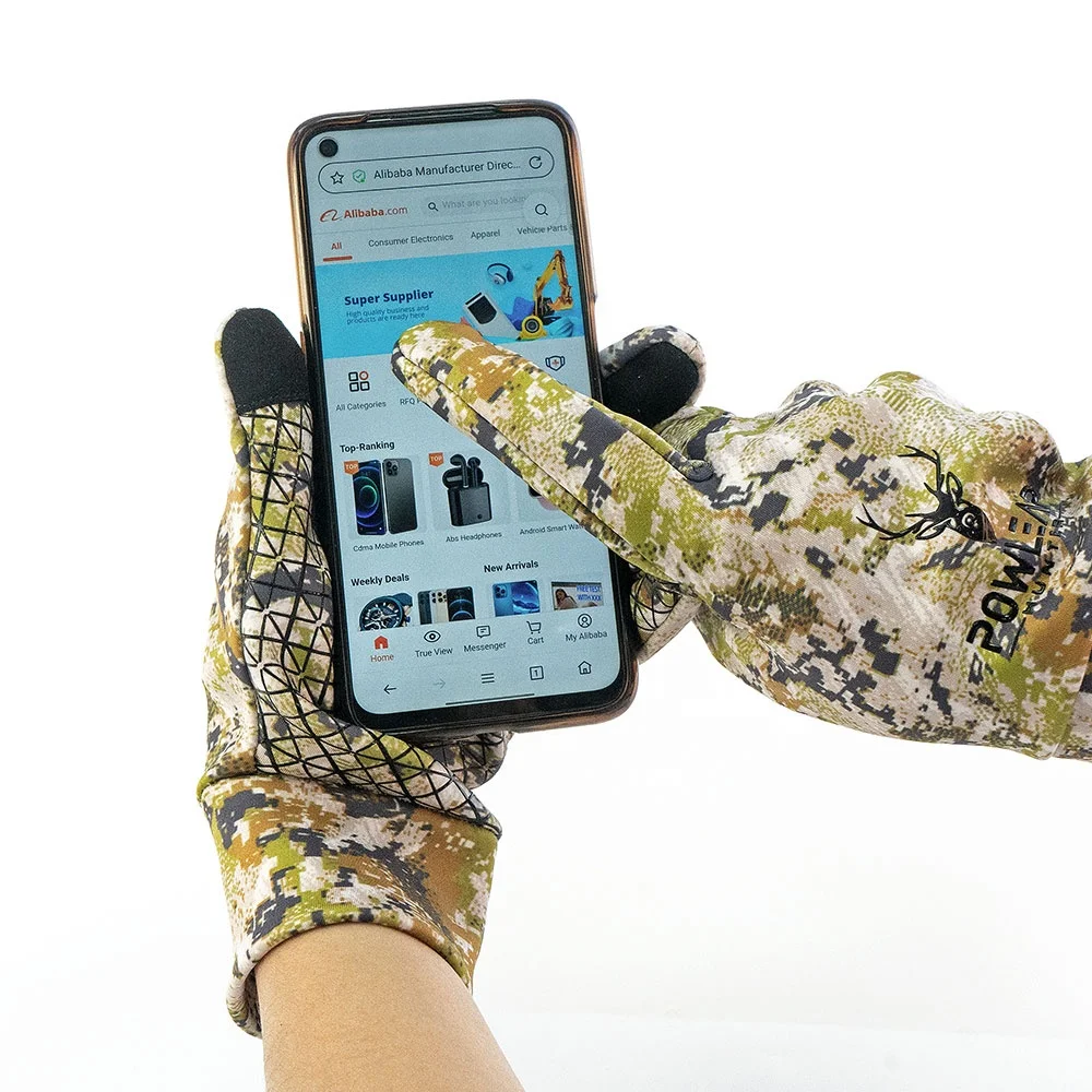 touch screen camo gloves