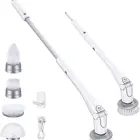 Electric Scrubber BOOMJOY Auto Cleaning Brush Turbo Scrub Electric Power Bathroom Scrubber