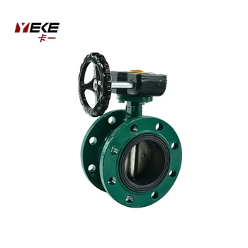 YKE Turbine flanged butterfly valve has unique design structure