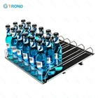 Plastic For Cooler Flex Shelves Plastic Drink Soda Glides Gravity Feed Roller Shelves For Cooler Shelving