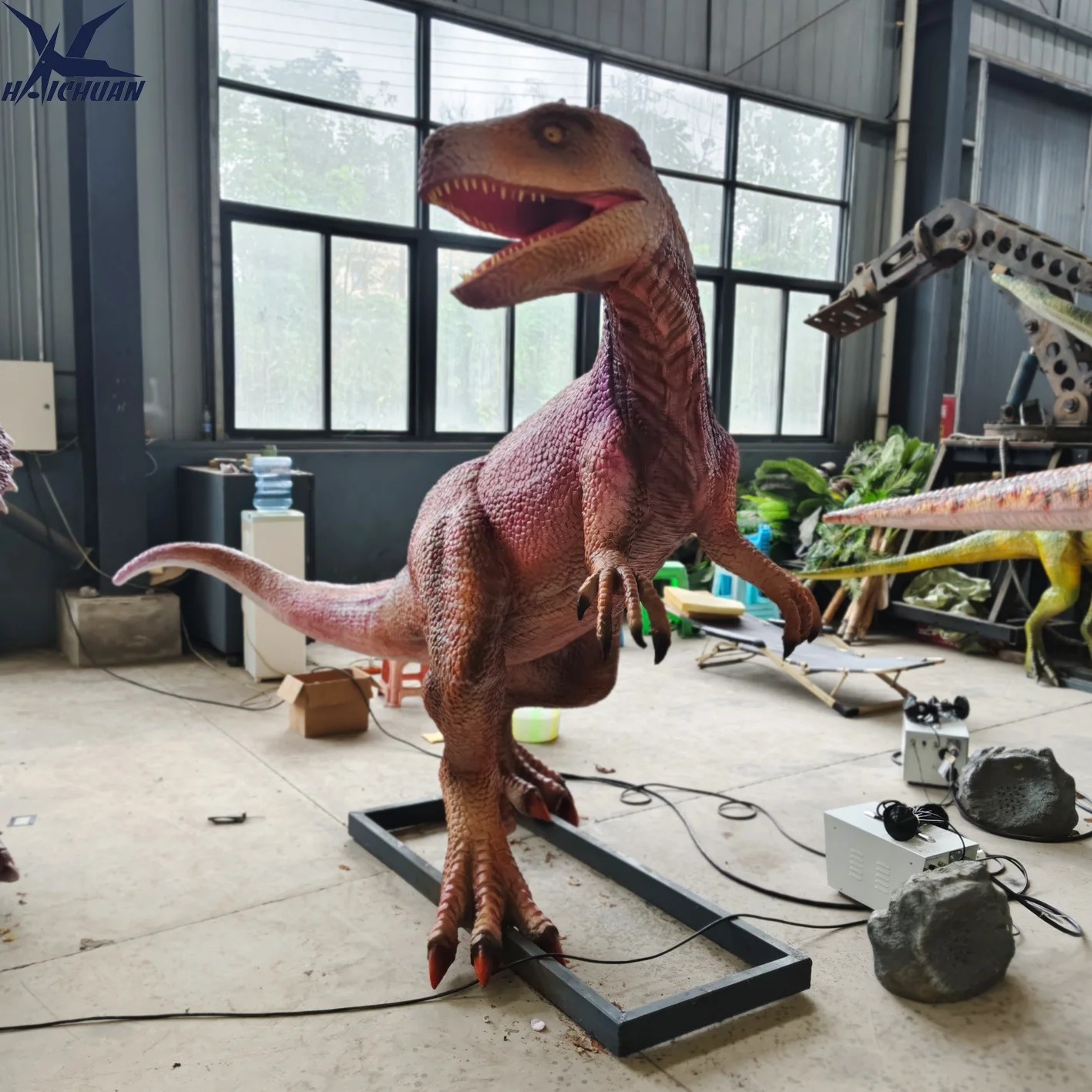 product professional exporter jurassic dinosaur park artificial mountable robot dinosaur animatronic model with activities for exhibit-2