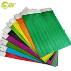Bracelets Paper Bracelet Whole Sheet 3/4 Inch Plain Paper Bracelets Tyvek Wristband In Stock