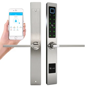 Waterproof Keyless Digital Electric Lock Hook Lock for Aluminum Sliding Door
