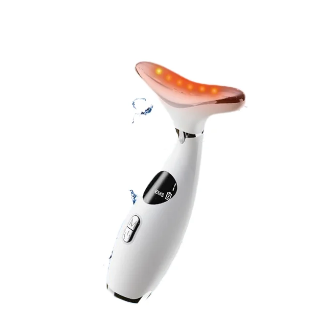 2024 Home Use Vibration And EMS Neck Face Lifting Massager Electric Facial Tightening Wrinkle Remove Device For Women And Men