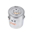 Food Stainless Steel Food Grade 304 Stainless Steel Cold Hot Preservation Double Wall Thermos Barrel