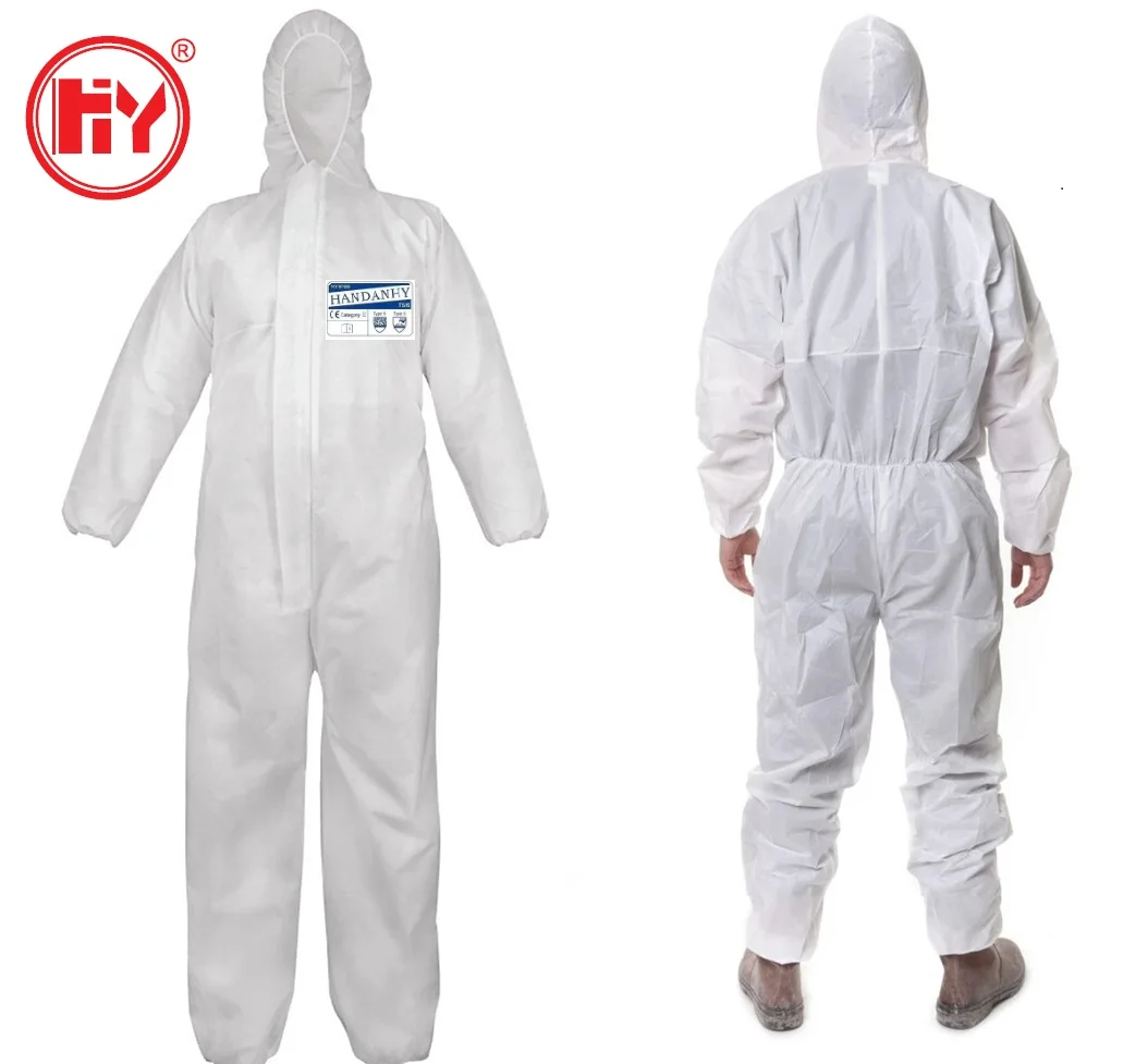 Ppe Type Industrial Protective Suits Disposable Sms Coverall Buy