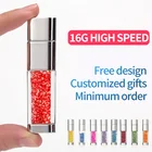U Elegant Gift Usb Drive Best Promotional Transparent U Disk Custom Logo USB Flash Drive
