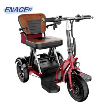 3 wheel Electric Mobility Scooters Foldable For Elderly  Handicap  Lightweight Folding Mobility Scooter  Elderly