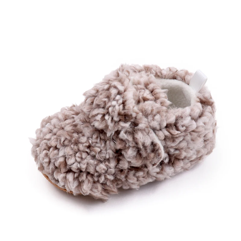 New Autumn and Winter Baby Shoes Thickened Warm Treasure Coral Cotton Walking Shoes factory