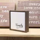 Family Decor Wooden Name Sign Custom Family Decoration Art Wall Hanging Decor Home Wood Sign