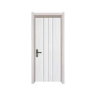 Wood Door Wpc Bathroom Door Manufacturer Customized Waterproof Wood Wpc Pvc Bathroom Door