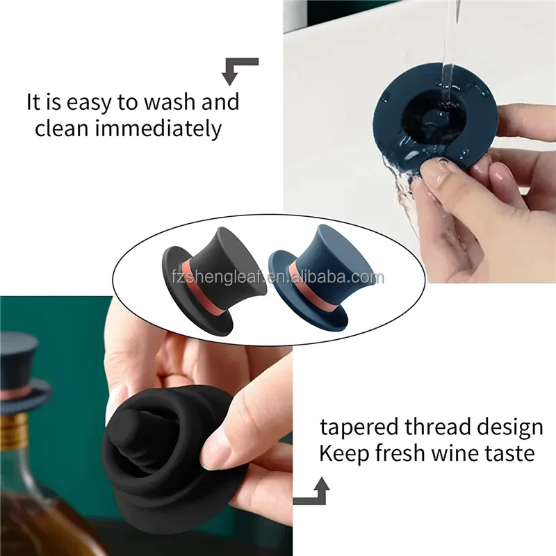 product cork sparkling leak proof silicone wine bottle beer cap personalized customized wedding favors zinc alloy stopper shooting-8