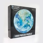 Toys Custom Beautiful Round Chipboard Puzzle Kids Toys Jigsaw Puzzle 1000