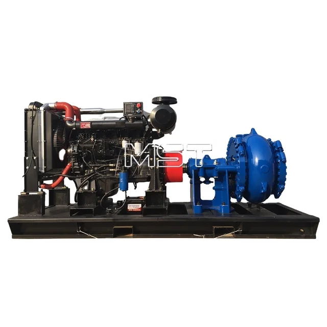 1000m3/hr discharge horizontal diesel engine sand dredge pump