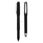 Low Pen Low Prices Custom Logo Plastic Classic Rubberized Barrel Black Liquid Gel Pen