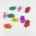Colorful Beads Bead Hot Sale Necklace Bracelet Accessories Colorful Fishes Wood Beads Wood Bead Fish Shape