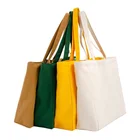 Canvas Bag Canvas Customized Logo Foldable Reusable Black Shop Women Canvas Tote Bag Customiz Canvas Bag