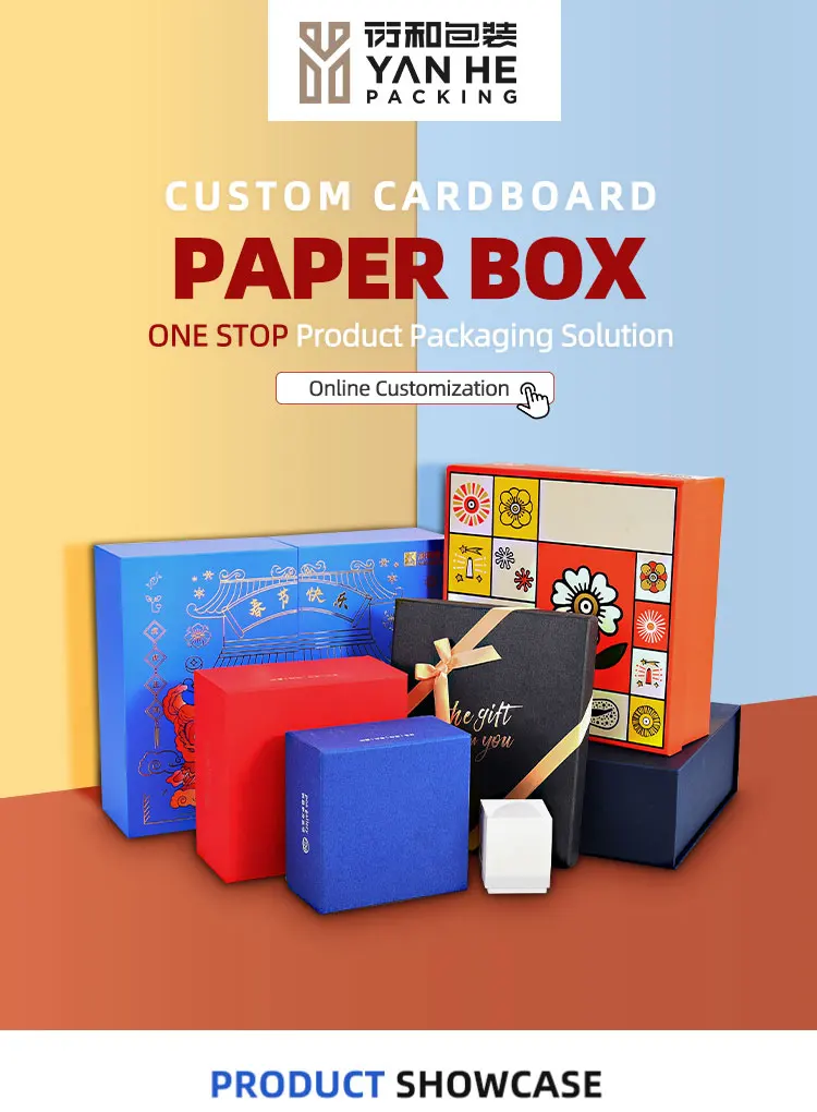Luxury Custom Logo Recycled Cardboard Folding Packaging Magnetic Box ...
