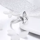Ring Cz Butterfly Ring 925 Sterling Silver Open White Cz Ring