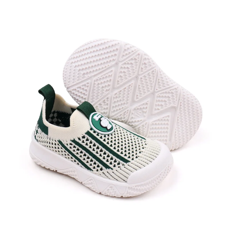 Mesh Breathable Color Matching Cartoon Baby Toddler Shoes for Girls and Boys supplier
