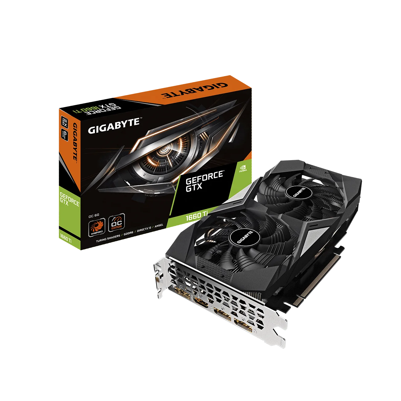 brand new for gigabyte gtx 1660 6g oc graphics card gtx 1660 6g