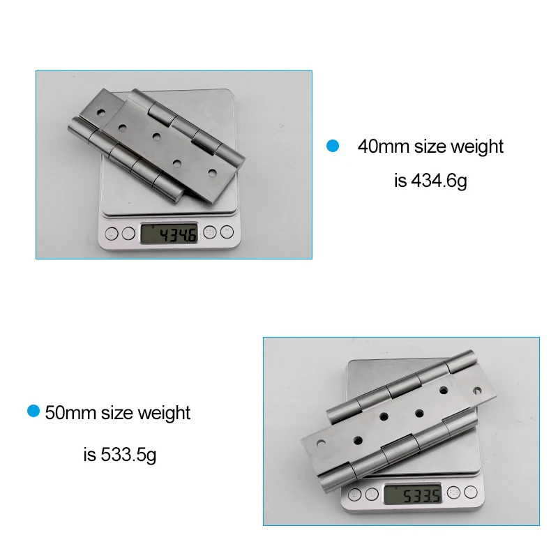 Roeasy Wh Ss Inches Flat Open Butt Hinge Stainless Steel