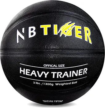 1.5kg/1.3kg/1.0kg 3lbs Weighted Basketball Composite Indoor Outdoor Heavy Trainer Basketball for Improving Ball Handling