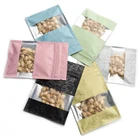 Pouch Food Custom Printed Frosted Translucent Zipper Bags Standup Pouch Food Packaging Bags