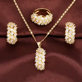 2022 fashion ladies antique jewelry indian jewelry necklace set 18k gold onyx gold jewelry
