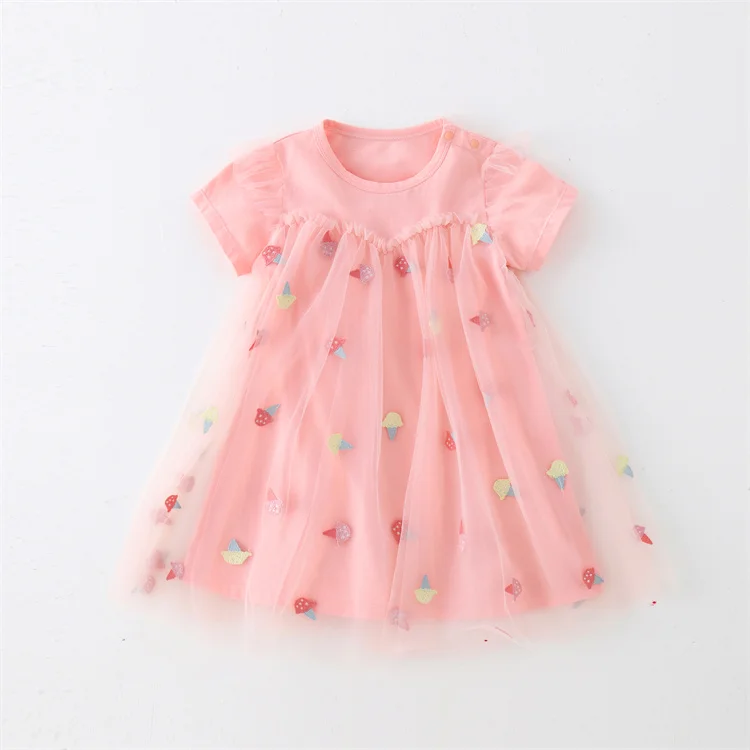 manufacturer kids dresses for girls birthday pink dress for kids princess dresses for kids