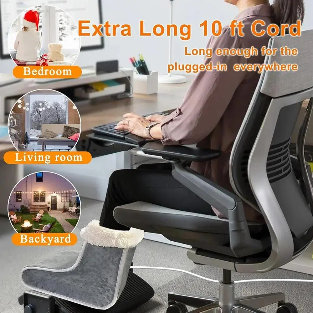 Setting Electric Foot Heater, 110-220v, 100% Polyester - detail 10