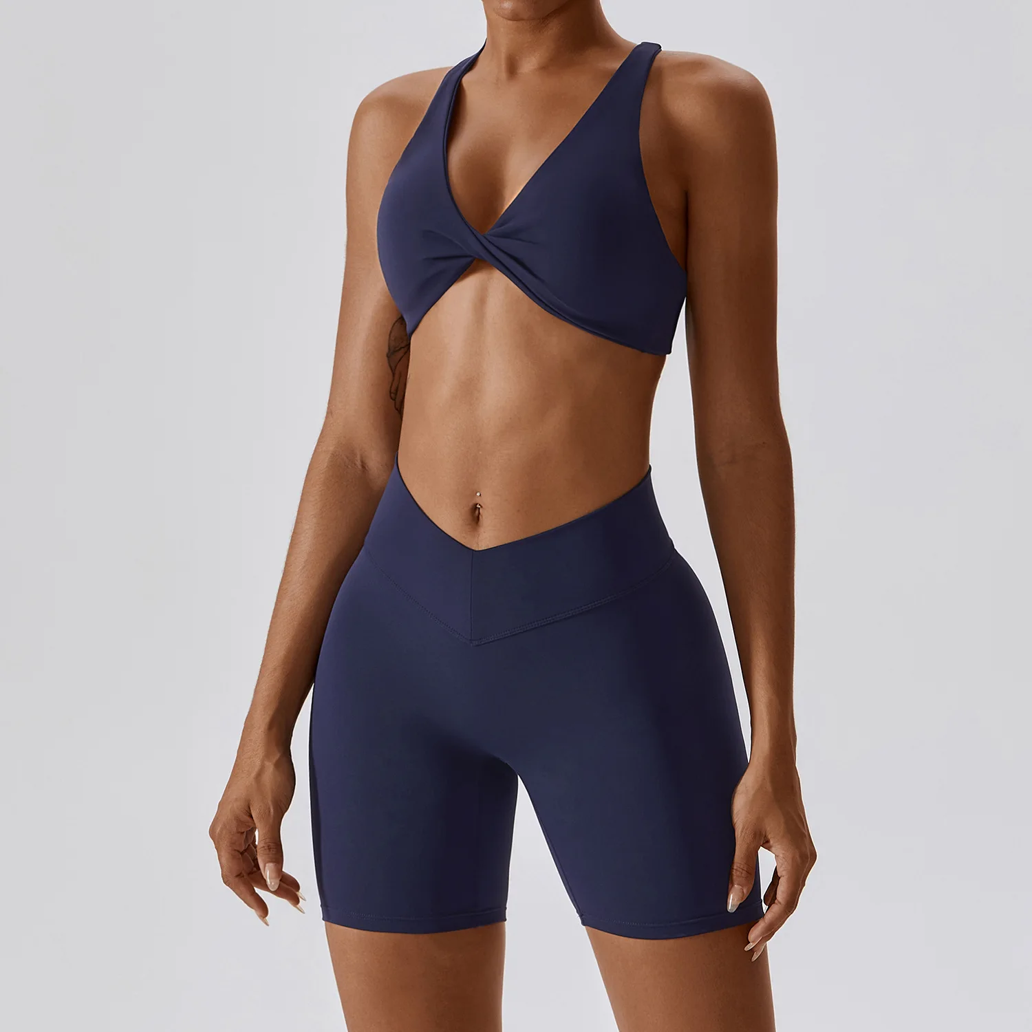 Wholesale Custom Breathable Scrunch Sexy Sports Bras Leggings Sets Workout Fitness Wear Sportswear Women Yoga Sets