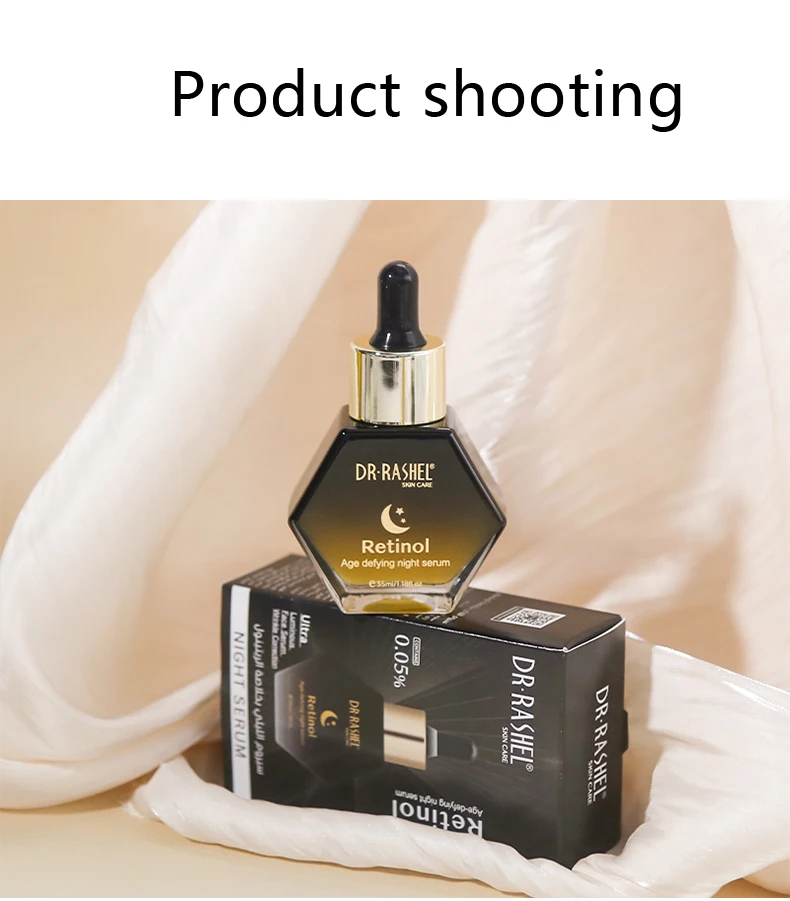 DR RASHEL Age-Defying Night Serum Firming Liquid ODM Home Use Anti-Aging Skin Repair Serum with Hyaluronic Acid for Face Body
