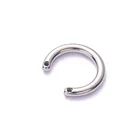Circular Barbell ASTM F136 Titanium Internally Threaded Circular Barbell Bar With Hole Titanium Piercing