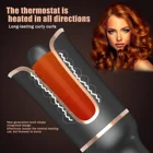 New Design Customized Colors Adjustable Temperature Hair Curler Automatic Rotating Crimping Curling Iron