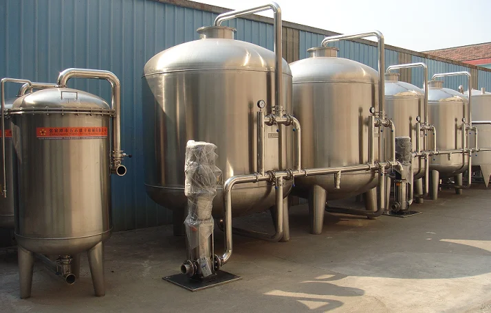 6TPH 7,9 кВт SS304 Танки Соленая вода Водопровод с обратным осмосом 2