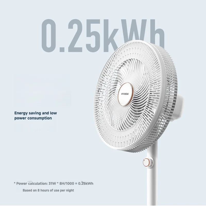 Speeds Silent Stand Fan, 110v, 220v - detail 16