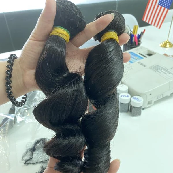 Bundle Hair Vendor,raw Virgin Cuticle Aligned Indian Temple Hair,12AGrade Double Drawn  Extension  Brazilian Human Hair