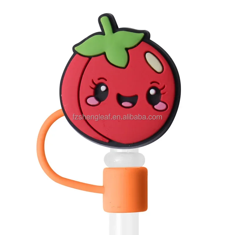 product custom nurse cow boy hat tumbler bulk reusable silicone straw tips cover dust proof cute 8 12mm topper charms bar accessories-2